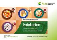 Fotokarten: Beispiele für gesundheitsförderliche Zwischenmahlzeiten